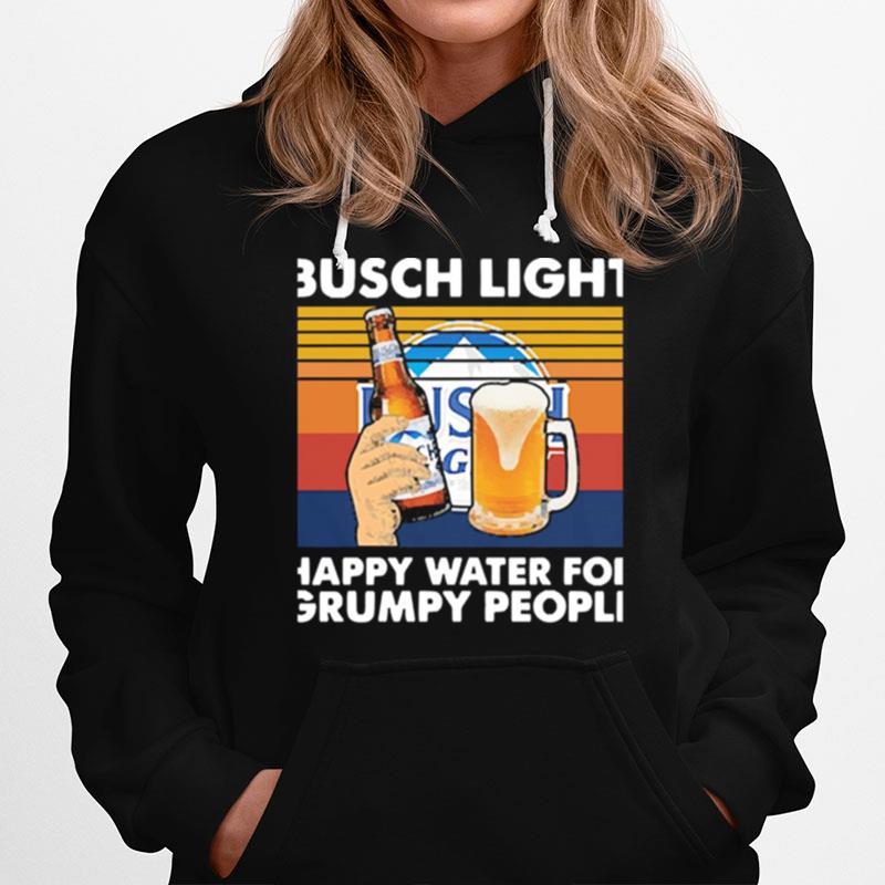 Busch Light Happy Water For Grumpy People Vintage Hoodie