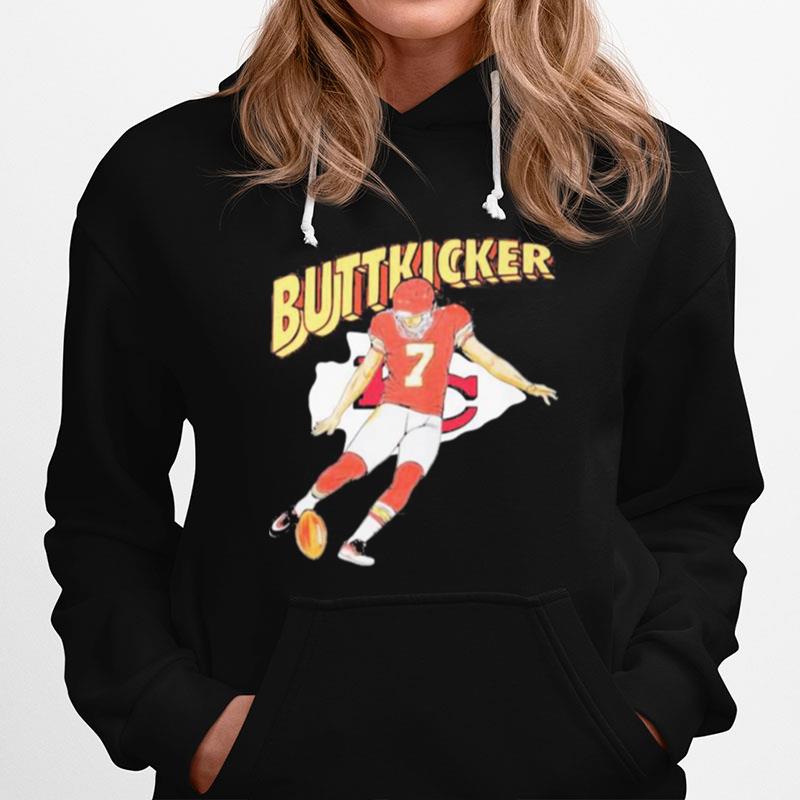 Buttkicker Harrison Butker 7 Kansas City Chiefs Hoodie