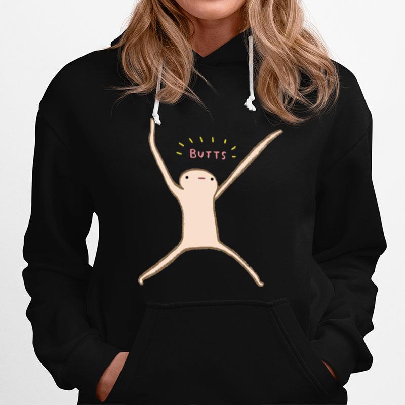 Butts Funny Design Blob Honest Blob Hoodie