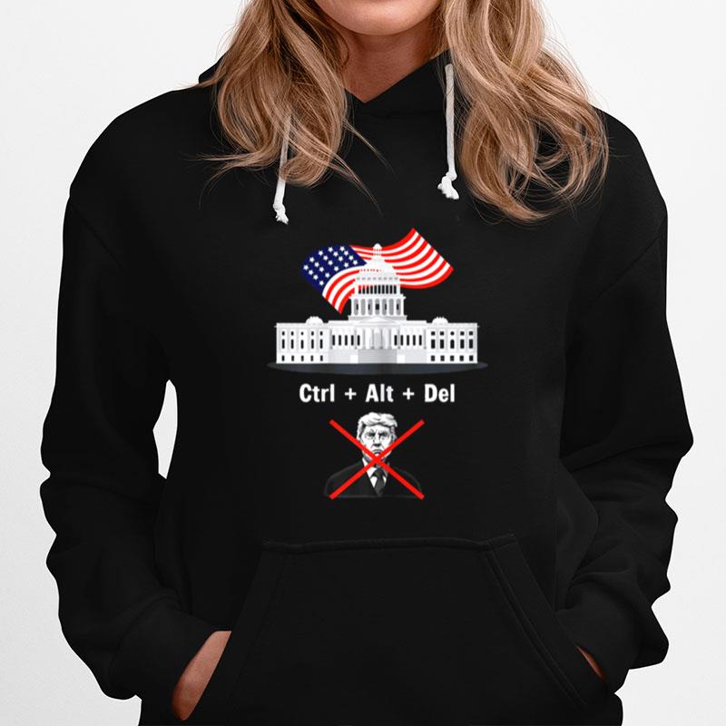 Byedon Trump Sore Loser Get Out Of The House Deleted Hoodie