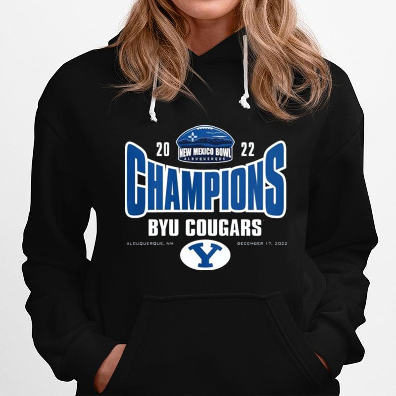 Byu Cougars 2022 New Mexico Bowl Champions Hoodie
