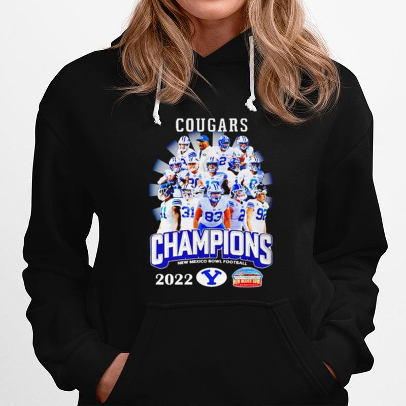 Byu Cougars Champions New Mexico Bowl Football 2022 Hoodie