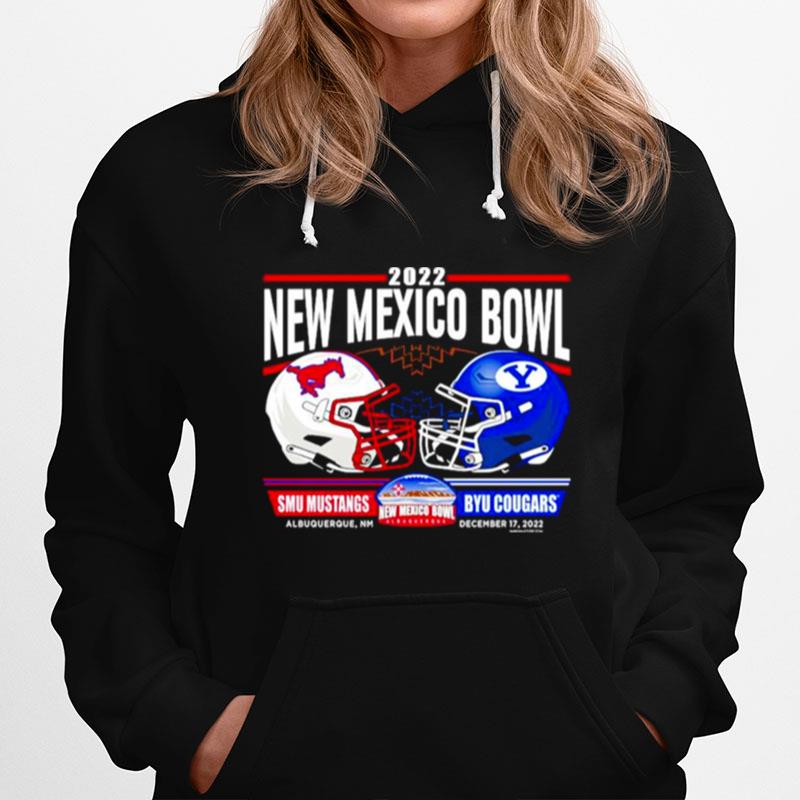 Byu Cougars Vs Smu 2022 New Mexico Bowl Helmets Hoodie