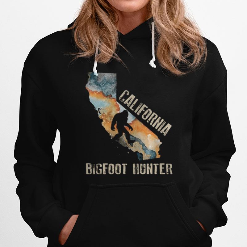 California Bigfoot Hunter Sunset Hoodie