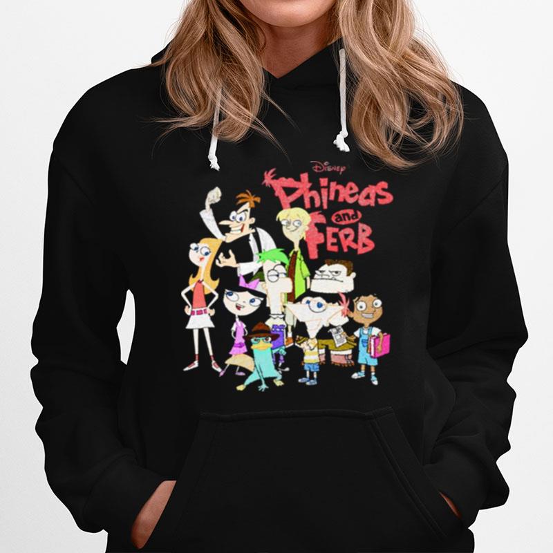 Call Me D Is Ney Phineas And Ferb The Group Logo Hoodie