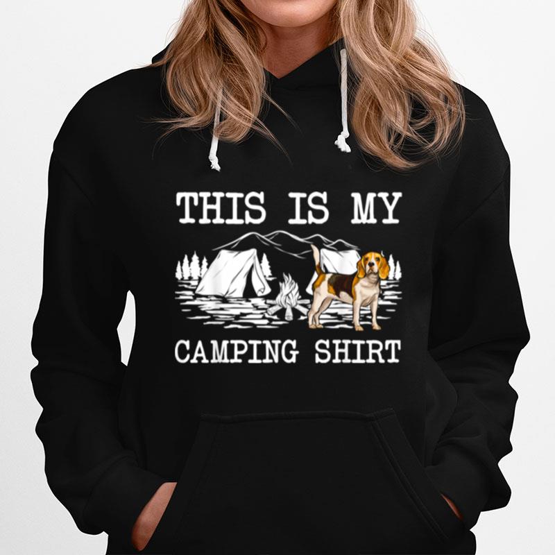 Campfire Beagle Dog This Is My Camping Hoodie