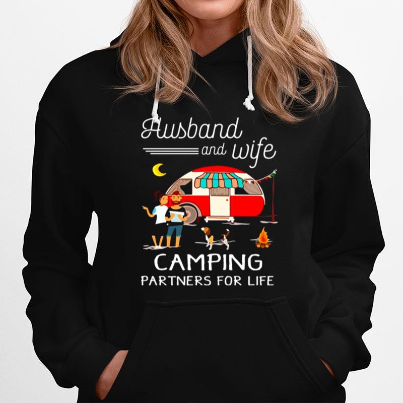 Camping Husband And Wife Camping Partners For Life Hoodie