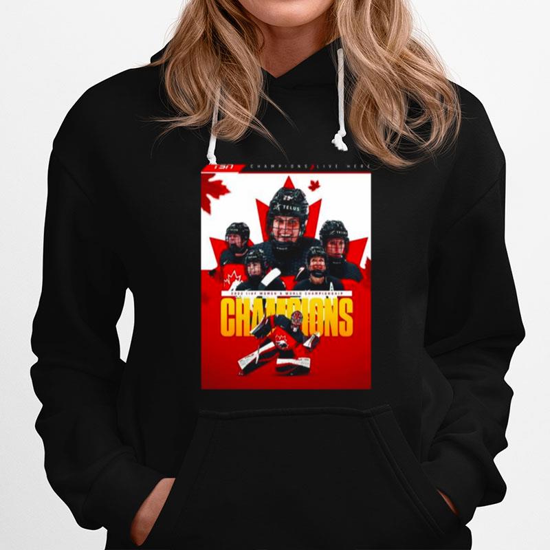 Canada 2022 Iihf Womens World Champions Essential Hoodie