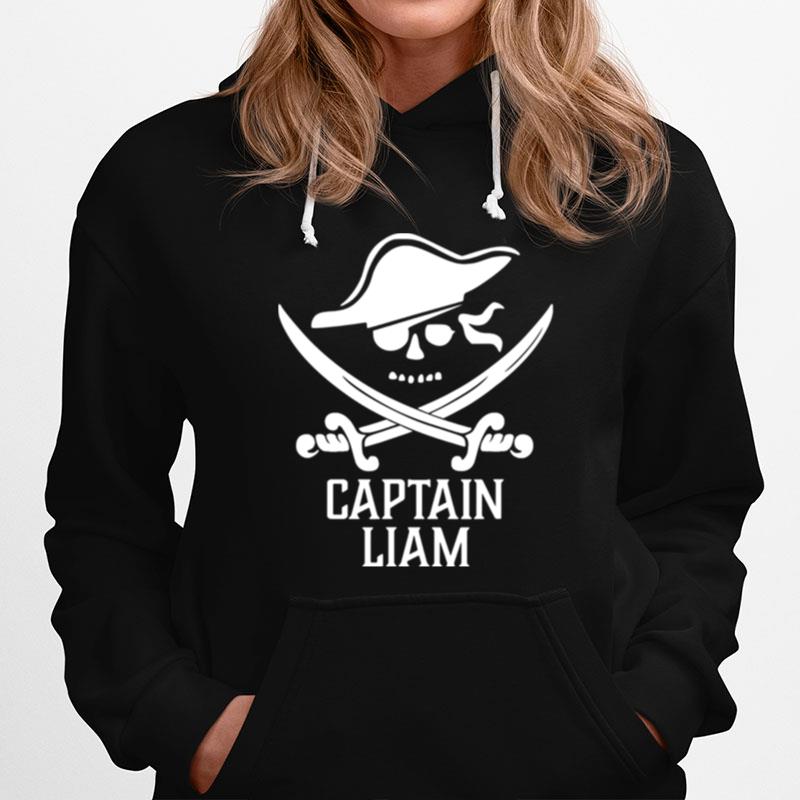 Captain Liam Personalized Pirate Hoodie