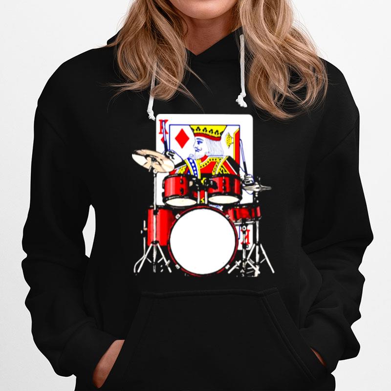 Card King Drummer Hoodie