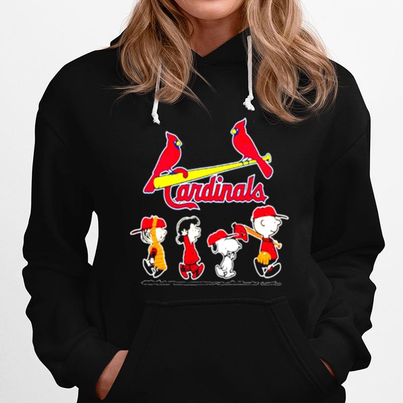 Cardinals Football Snooy Charlie And Friends Hoodie