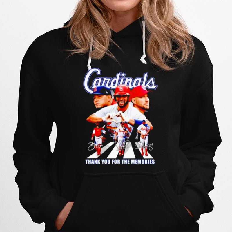 Cardinals Players Thank You For The Memories Signatures Hoodie