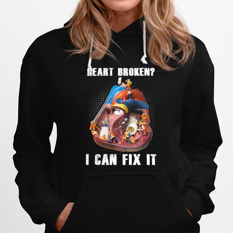 Cardiology Heart Broken I Can Fix It Hoodie