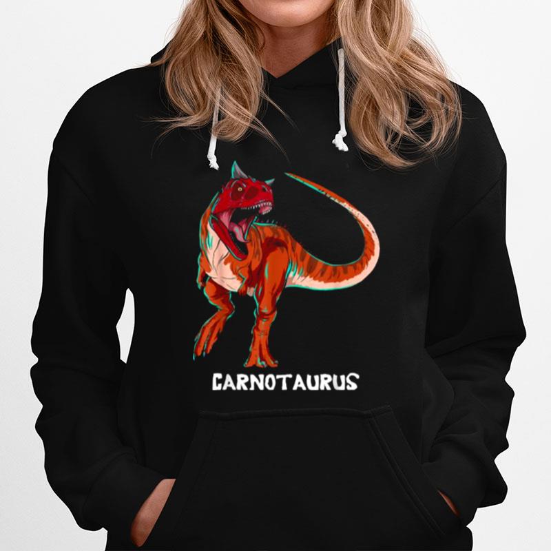 Carnotaurus Dinosaur Design Hoodie