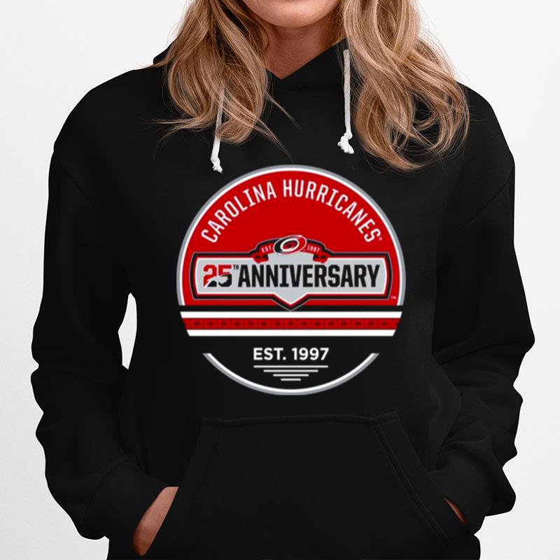 Carolina Hurricanes 25Th Anniversary Est 1997 Hoodie