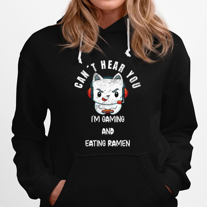 Cat Cant Hear You Im Gaming Boyfriend Hoodie