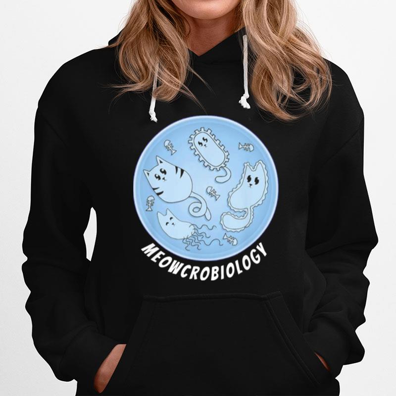 Cat Meowcrobiology Bacteria Microbiology Science Lab Hoodie