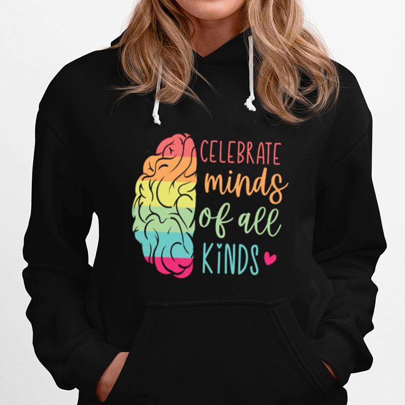 Celebrate Minds Of All Kinds Vintage Hoodie