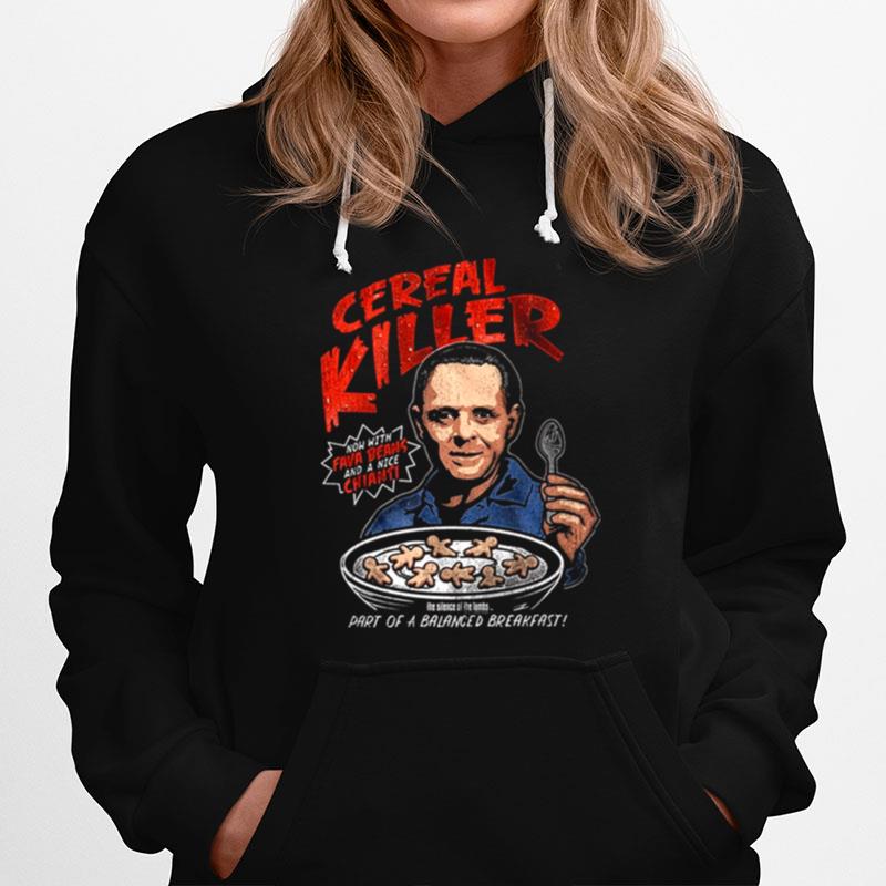 Cereal Killer Silence Of The Lambs 80S 90S Horror Hoodie