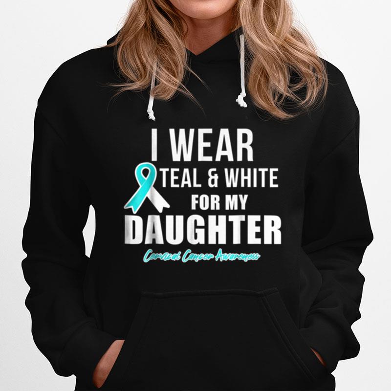 Cervical Cancer Daughter Cancer Awareness Products Hoodie