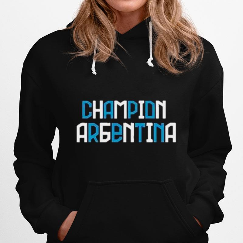 Champion Argentina Leo Messi World Cup 2022 Hoodie