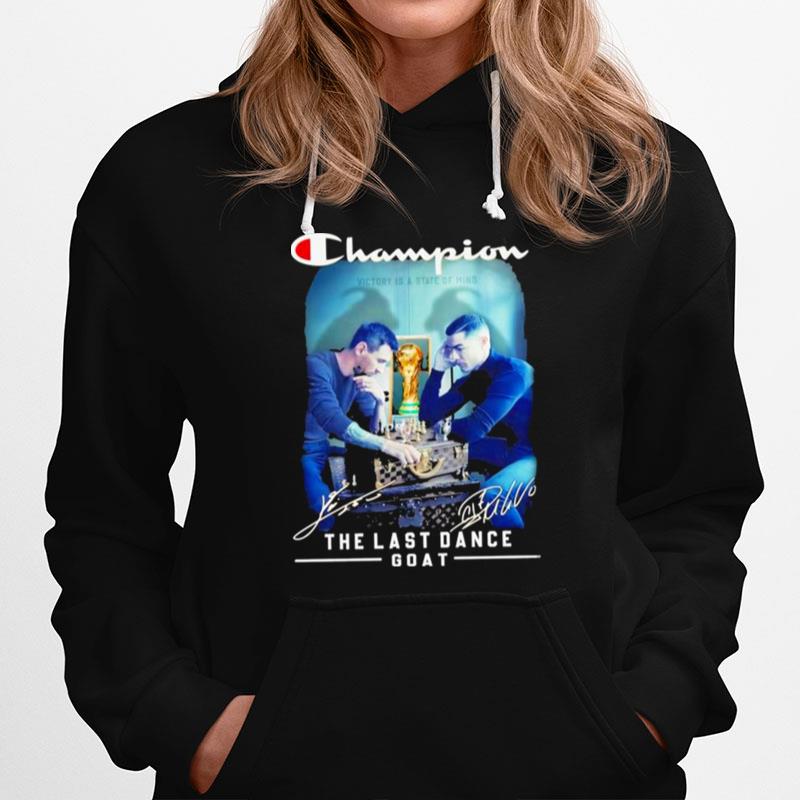 Champion The Last Dance Goat Messi And Ronaldo Signature Hoodie