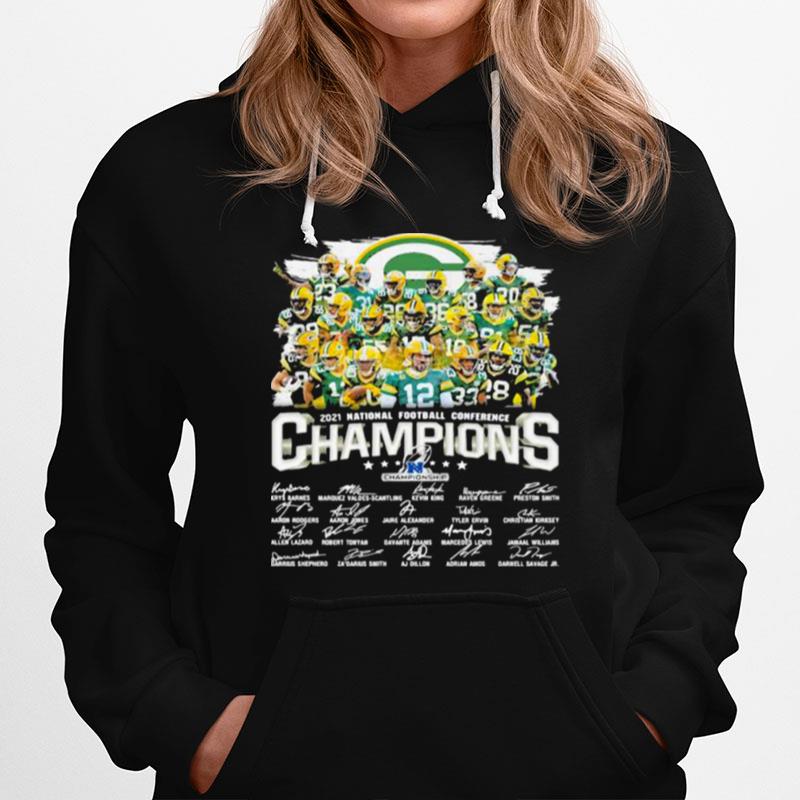 Champions National Football Conference Green Bay Packers Signature Hoodie