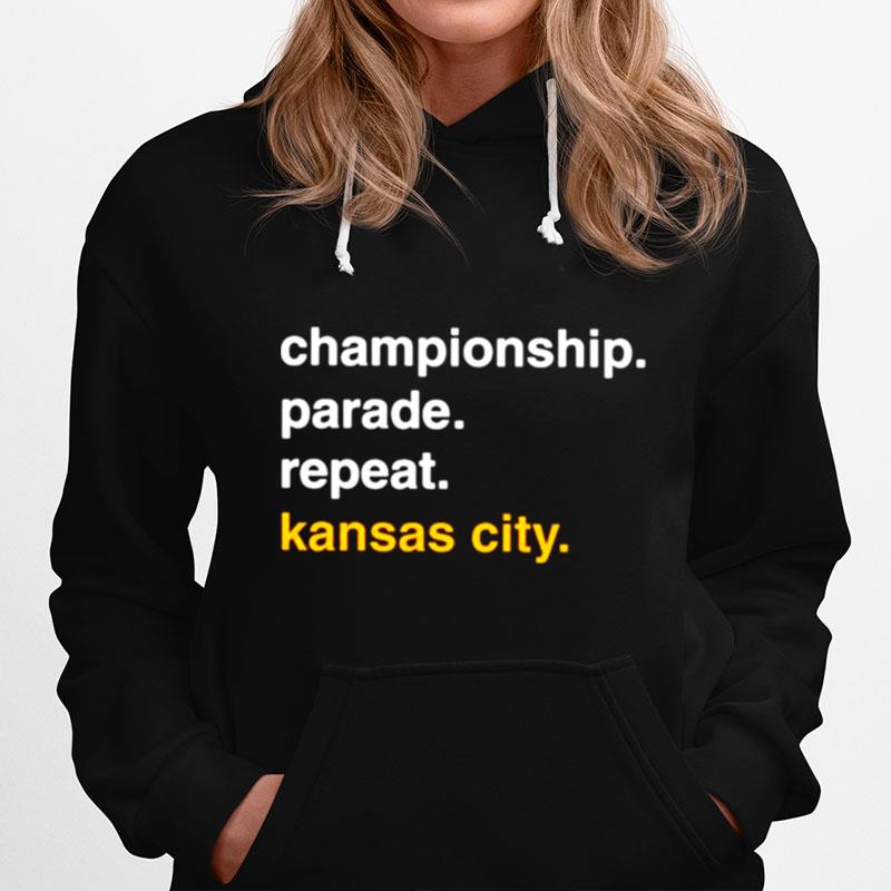 Championship Parade Repeat Kansas City Chiefs Hoodie