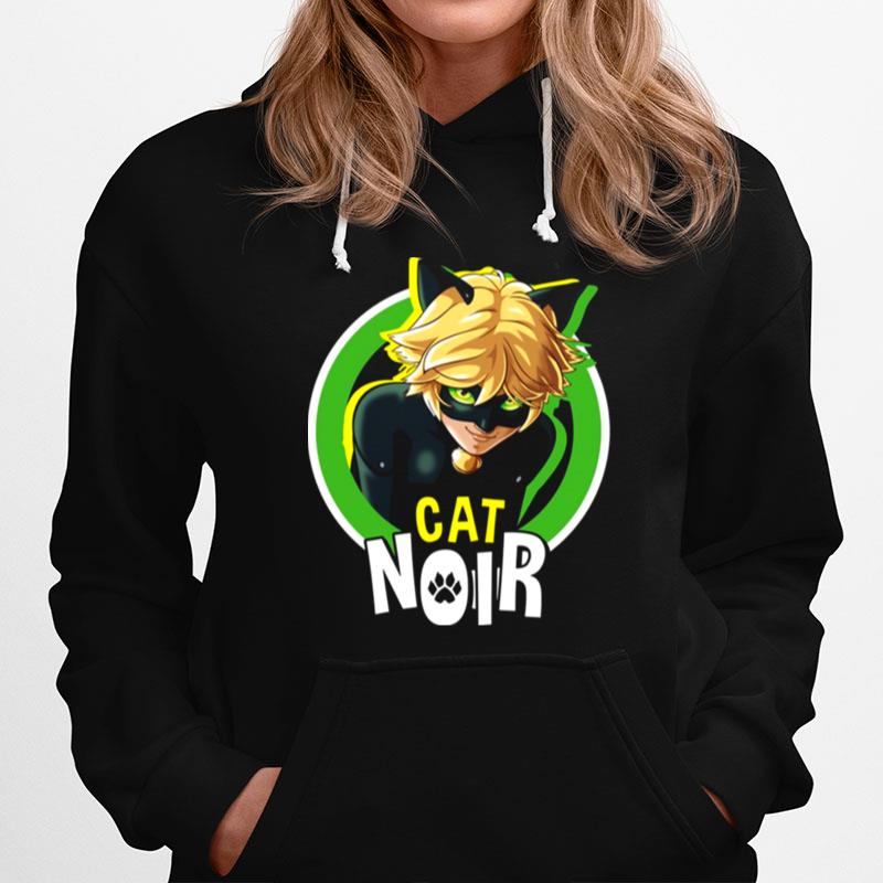 Character Miraculous Ladybug Cat Noir Badge Hoodie