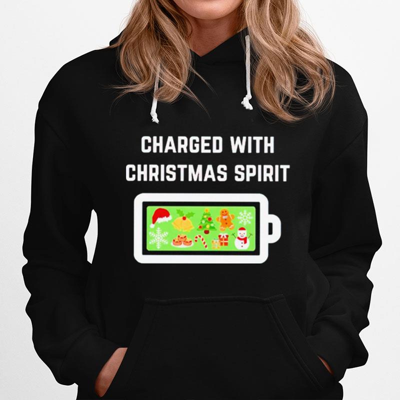 Charged With Christmas Spirit Hoodie