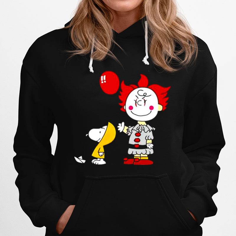 Charlie Brown Pennywise And Snoopy Halloween Hoodie