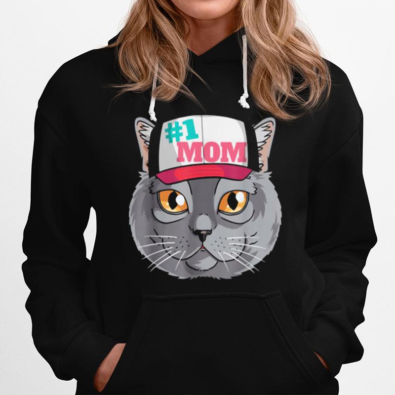 Chartreux Cat 1 Mom Mothers Day T-Shirt