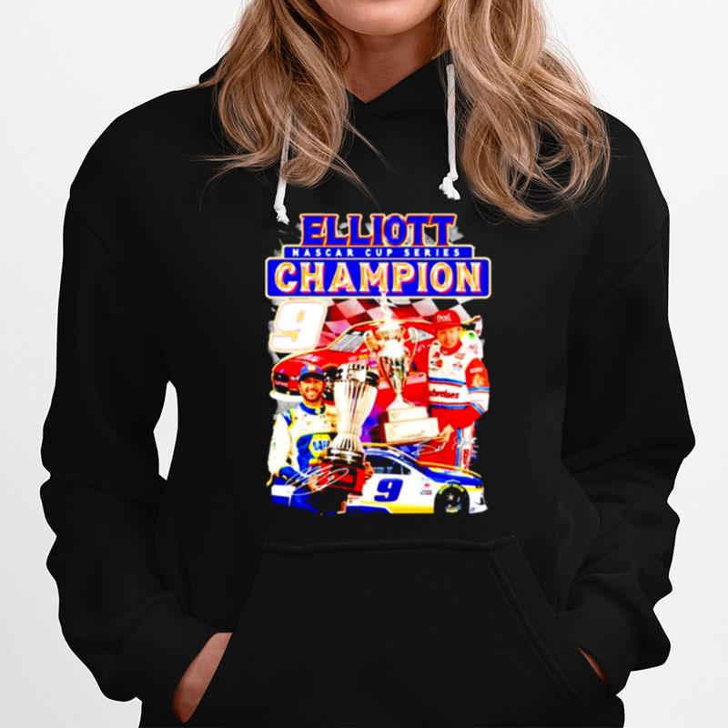 Chase Elliott Nascar Cup Series Champion Signatures Hoodie