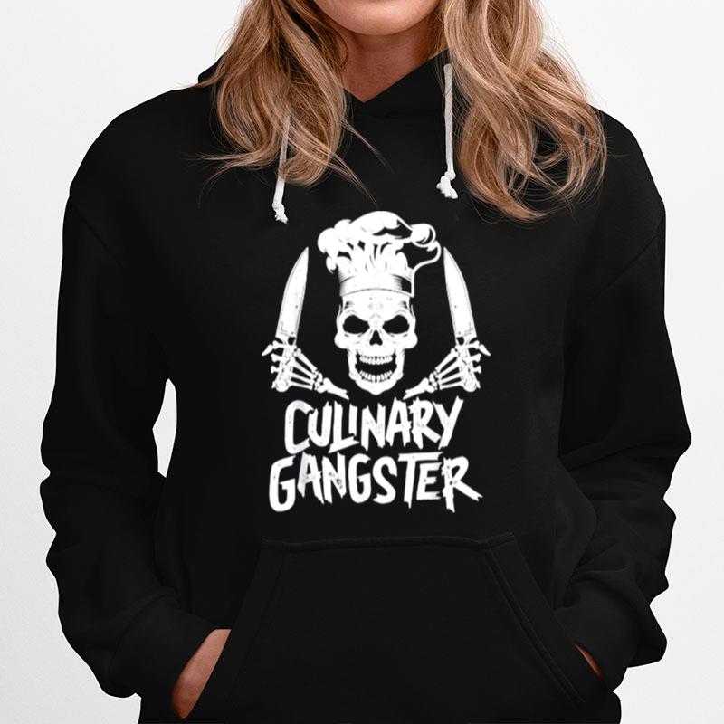 Chef Culinary Gangster Cook Skull Cooking Knife Hoodie
