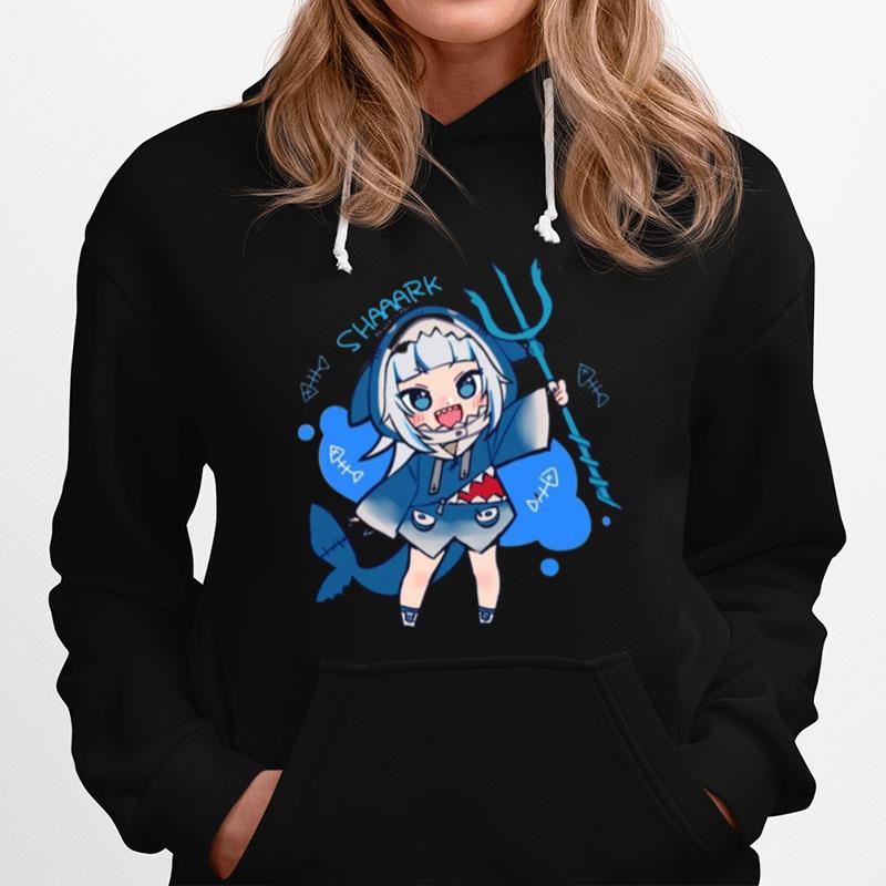 Chibi Version Gawr Gura Hololive Hoodie