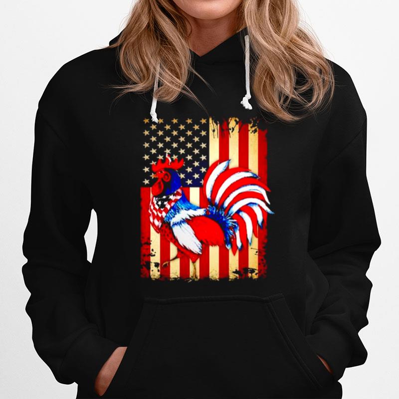 Chicken Happy 4Th Of July Independence Day Hoodie