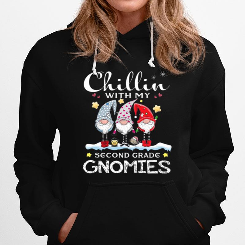 Chillin With My Kindergarten Gnomies Teacher Christmas T-Shirt
