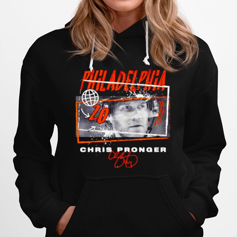 Chris Pronger Philadelphia Flyers Tones Signature Hoodie