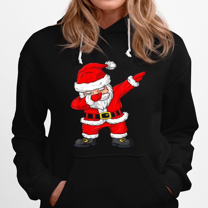 Christmas Dabbing Santa Claus Boys Girls Kids Xmass Hoodie