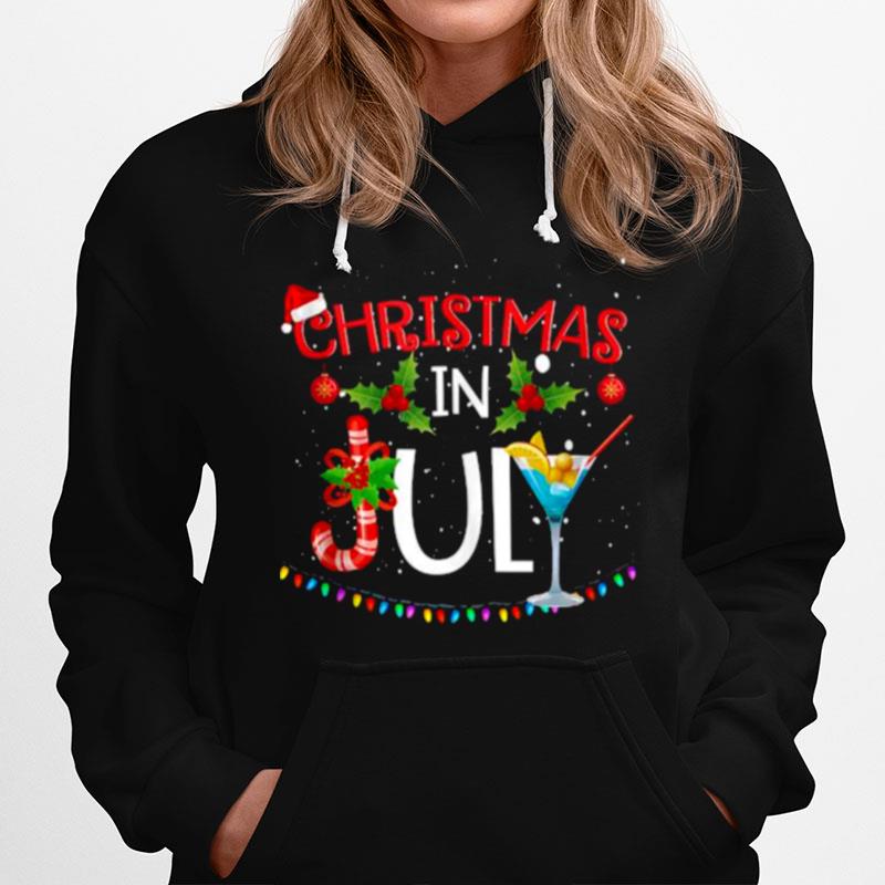 Christmas In July Summer Beach Vacation Hoodie