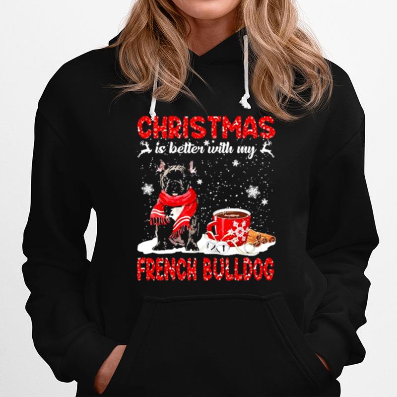 Christmas Is Better With My Black French Bulldog Dog Sweater Hoodie
