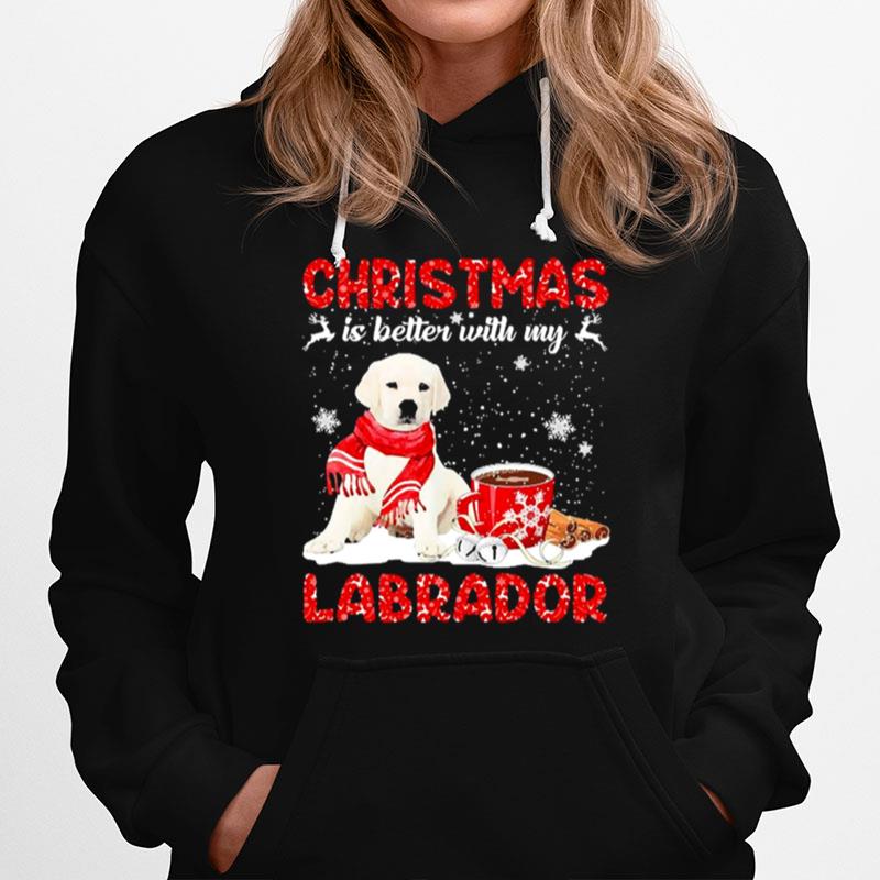 Christmas Is Better With My White Labrador Dog Sweater Hoodie