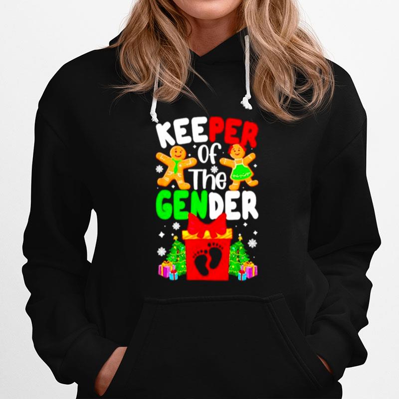 Christmas Keeper Of The Gender Reveal Baby Hoodie