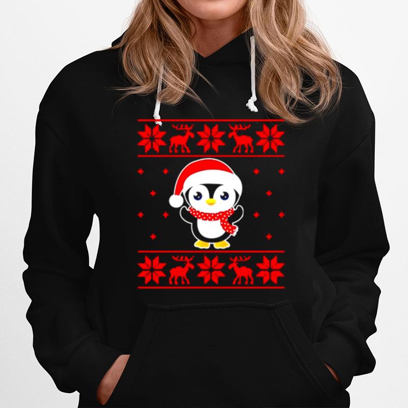 Christmas Penguin Funny Classic Ugly Hoodie