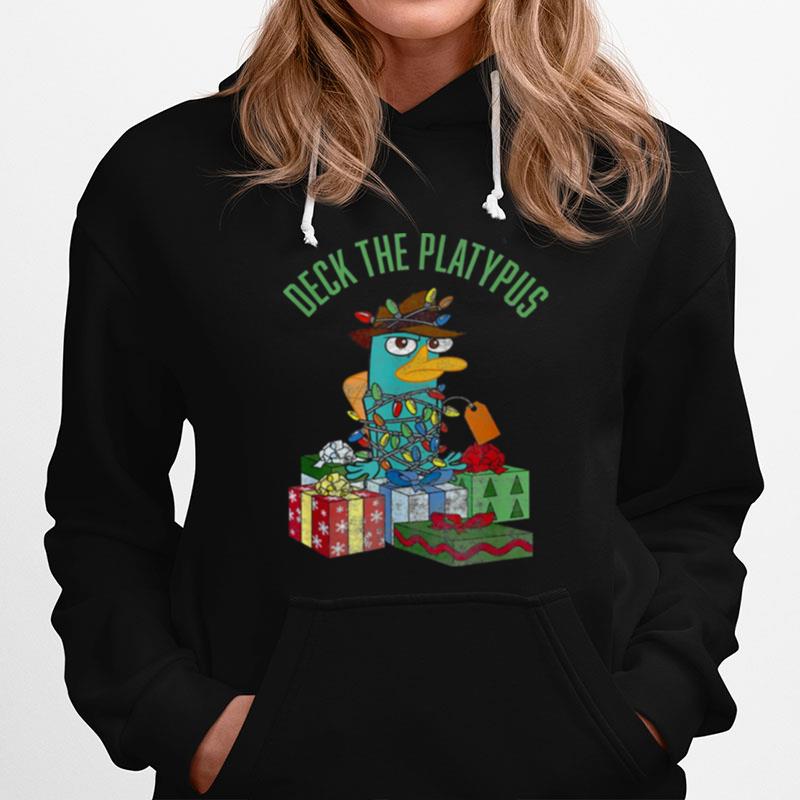 Christmas Perry Deck The Platypus Phineas And Ferb Hoodie