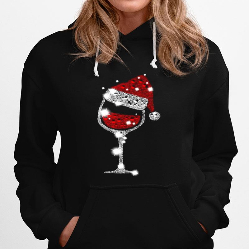 Christmas Red Wine Glass Hoodie