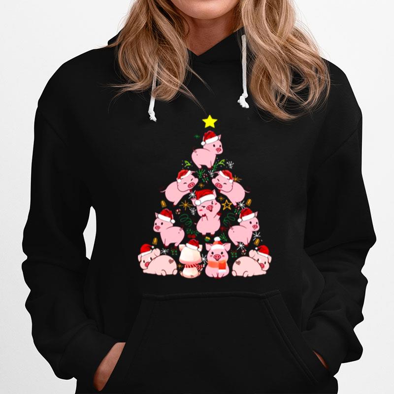 Christmas Tree Funny Pig Hoodie