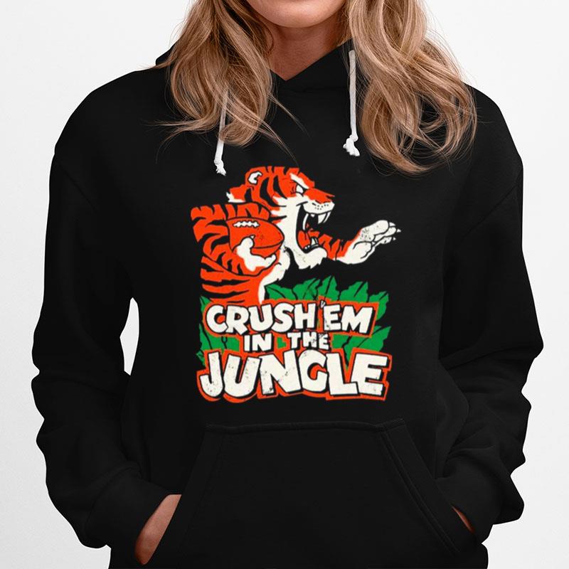 Cincinnati Bengals Crush Em In The Jungle Hoodie