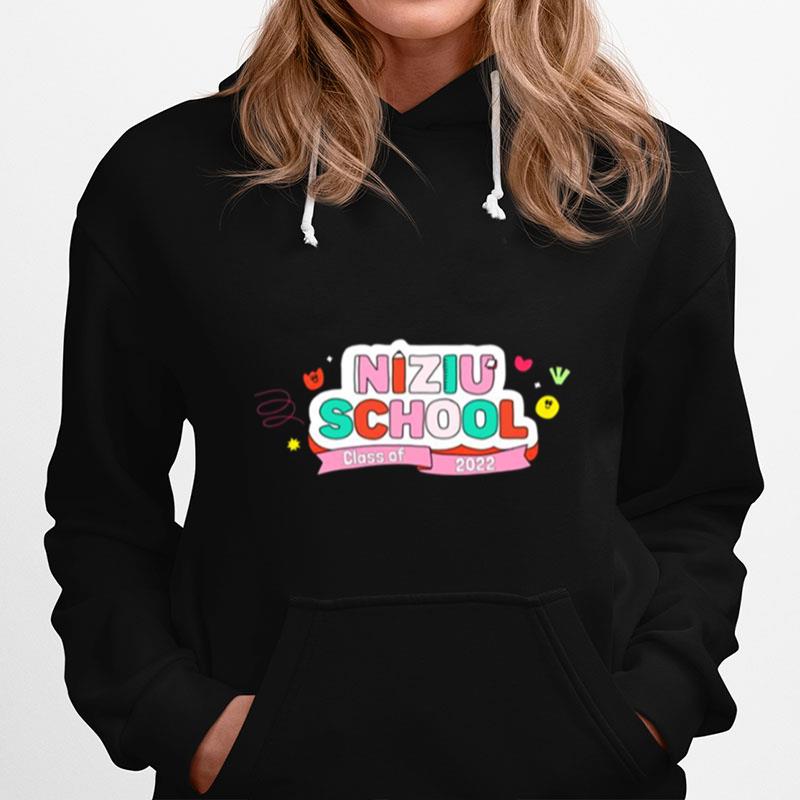 Class Of 2022 Cute Logo Niziu School Hoodie