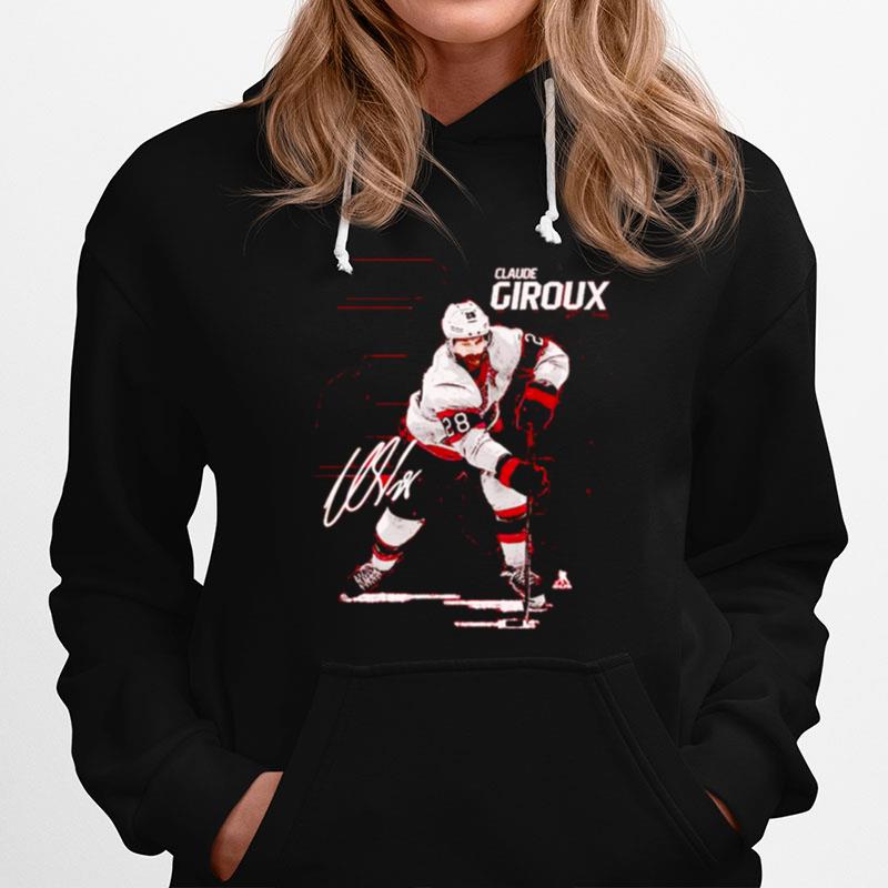 Claude Giroux Ottawa Offset Signature Hoodie